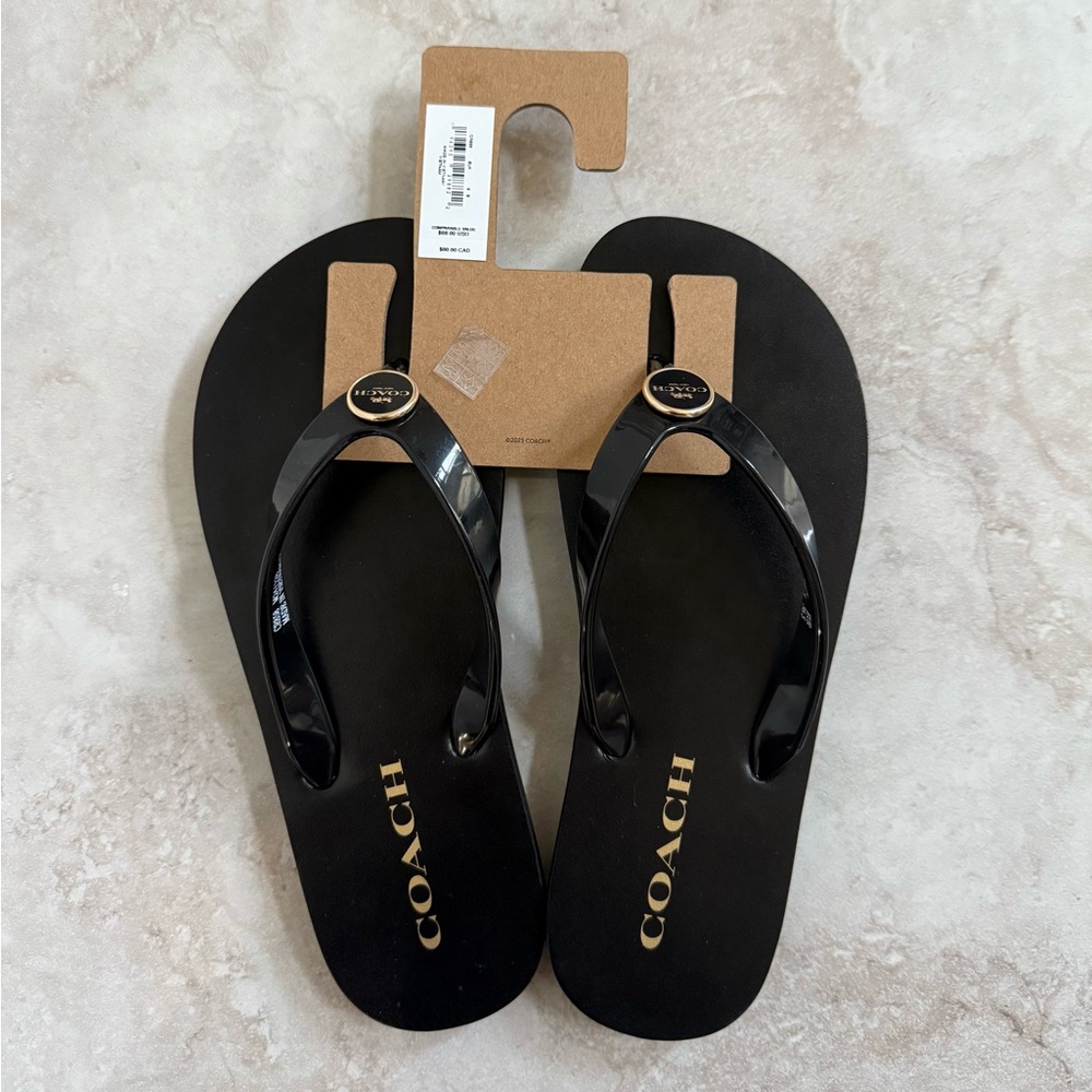 Coach Women's Black Sandals